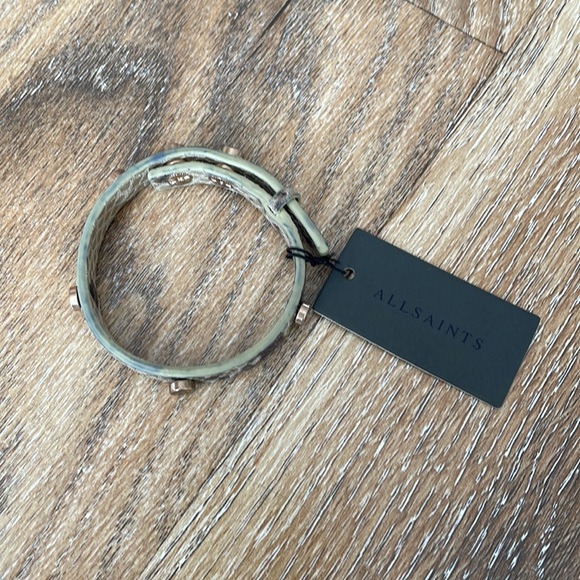 All Saints Snakeskin Wrap Bracelet NWT - Picture 2 of 6